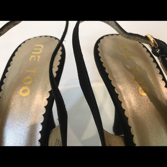 Me Too Jeanette Pump Heel - Black Size 7 - Picture 4 of 8